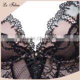 Graceful C75 Cup Cotton Deep V Sexy Lingerie Corset thumbnail-4