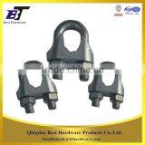 CHINA MANUFACTURER GALVANIZED DIN741 MALLEABLE WIRE ROPE CLIP thumbnail-1