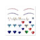Jewelry Pretty Woman Fashion Fake Diamond Indian Red Bindi Sticker Quality Choice thumbnail-2