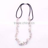 Fairy Girls Flower Silver Crystal Metal Hair Chains Elastic Band Hair Accessories 2016 thumbnail-3