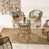 2015 Rattan Bamboo Coffee Table Set - Outdoor Rattan Dining Set Furniture thumbnail-1