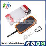 Brilliant Quality Portable Solar 15000mAh Power Bank Charger for Mobile Phone Cafe thumbnail-4