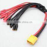 XT60 to 6 X 3.5mm Bullet Multistar ESC Power Breakout Cable