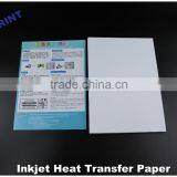 Light t-shirt A4 size inkjet transfer paper for cotton/transfer paper for canon printer/transfer paper for cotton/transfer paper