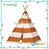 Cotton canvas indoor children kids play teepee tent