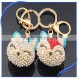 Jewelry Accessory Cute Fashion Gold Plated Lovly Fox Keychain