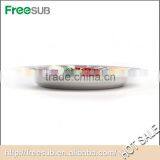 Custom Ceramic Sublimation Plate With Flower Rim Made In China thumbnail-4