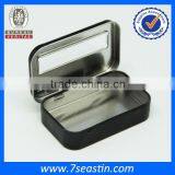 Smoke Cigarette Metal Tin Box With Hinge thumbnail-2