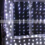 OEM Indoor/outdoor 110V/220V US/EU Plug 3m*3m 600leds 25leds*24hang Transparent Wire White Color Hot Sell thumbnail-3