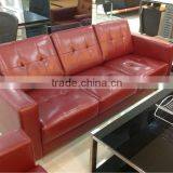 Hot Sale High Quality Modern Leather Design Office Sofa B12 thumbnail-1