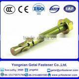 Factory Supplied M8*80 Wedge Anchor Yellow Zinc-plated Carbon Steel With Nut and Washer thumbnail-2
