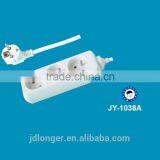 Hot Sale High Quality 3 Way Extension French Socket W/o Switch Power Strip CE 16A 220V China Socket Children Protector