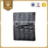 2016 New Fashion Custom Crocodile Skin Men's Bifold Wallet Genuine Leather Wallet Men