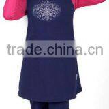 Wholesale Simple Style One Piece Cute Children Muslim Swimwear thumbnail-2