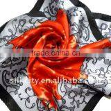2011 Laday's Fashion Print Colorful Square Silk Scarf thumbnail-1