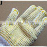 BSSAFETY Polyester or Cotton Knitted PVC Dotted Slip Resistant Safety Work Glove From China Supplier thumbnail-4