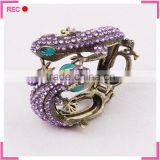 New Design Bangles Exaggerated, Lizard Shaped Crystal Bangles Wholesale thumbnail-5