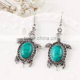 Animal Bracelet Necklace Earring Set Alloy 4pcs Turquoise Tortoise Jewelry Sets thumbnail-4