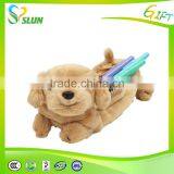 Top Quality PU Leather Plush Pencil Bag thumbnail-6