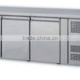 Deluxe Worktop Refrigerators Freezers Air Cooling European Luxury Models Three Refrigerated Frozen Table