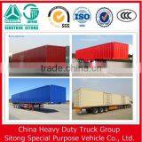 New Style Tri-axle Box Van Semi Trailer For Sale thumbnail-4