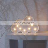 Promotion Gift White Cloud 11LED Home Room Wall Decoration Hanger Kids Children Baby Night Light thumbnail-1