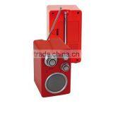 Hot Plastic Wireless Speaker With Radio Shape