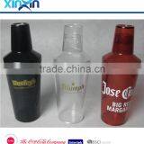 20oz Plastic Cocktail Shaker With Cover and Strainers thumbnail-2