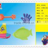 Factory Supply Plastic Beach Toys 4pcs Play Set With Boat for Kids for Sale thumbnail-1