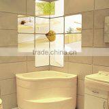 Square Roof Ceiling Decor Mirror Surface Crystal Wall Stickers DIY Acrylic 3D Home Decal Living Room Murals Wall Paper Decor thumbnail-2