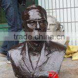 Bronze Famous Man Bust Statues With Glasses thumbnail-1