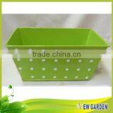 Creative High Quality Round Square Plastic Flower Pots,Decorative Sticker Planter thumbnail-5