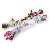 Small Spot Wholesale Selling Pet Dog Rope Toys 16cm Double Knot Woven Cotton Rope Molar Tooth thumbnail-3