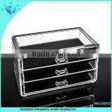 Small Cheap Acrylic Mirror Jewelry Box thumbnail-2