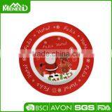 Holiday Products Hot Selling Cheap Sided Melamine Christmas Plates, Christmas Decorate Charger Plate thumbnail-1