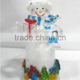 Flashing LED Color Changing Small Acrylic Snowman thumbnail-2