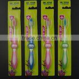 Wholesale Daily Use Travel Office Big Handle Soft Family Funny Kids Tooth Brushes thumbnail-1