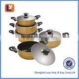 Aluminium Non-stick Cookware Stock Pot Set thumbnail-4
