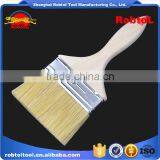 4" Wall Paint Brush Wood Handle Natural Synthetic Bristle Blend Filament thumbnail-3
