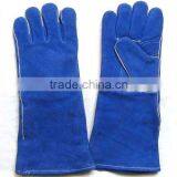 Different Color Safety Cow Split Welding Leather Work Gloves thumbnail-2