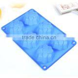 Decorative Silicone Cake Mould Lovely Flower Shaped Six Cake Mould thumbnail-3