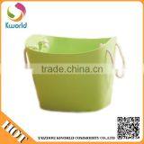 Custom High Quality Decorative Plastic Bucket Plastic Laundry Bucket Bathroom Bucket thumbnail-1