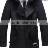 Newest Style Men's Woollen Coat Wool Polyester Fabric thumbnail-1