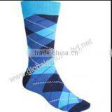 Custom Design Knee High Crew Man Argyle Cotton Socks High Quality S-004 thumbnail-1