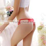 Stock Sey Lace Seamless Underwear Women Ultra Thin Bandage Bowknot Lady Briefs Panties Lady Fashion Sey Lingerie Lingerie G-Stri thumbnail-4