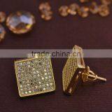 Screw Back Silver Men Earrings thumbnail-1