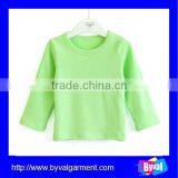 Baby Clothing Cotton t Shirt Plain Long Sleeve Kids Tshirt High Quality t Shirt for Children thumbnail-5