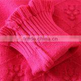 Hot New Products Sweaters High Quality Glassic Rose Red Children Sweater Appliqued Girls Sweaters thumbnail-5