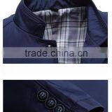 Wholesale Classic Casual Solid Mid Length Jacket For Man thumbnail-3
