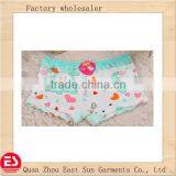 High Quantity 4 Color Girls Bamboo Cartoon Boxer Underwear thumbnail-1
